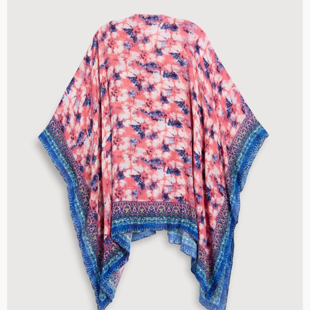 SAACHI Pink and Blue Swim Coverup - Picture 2 of 3